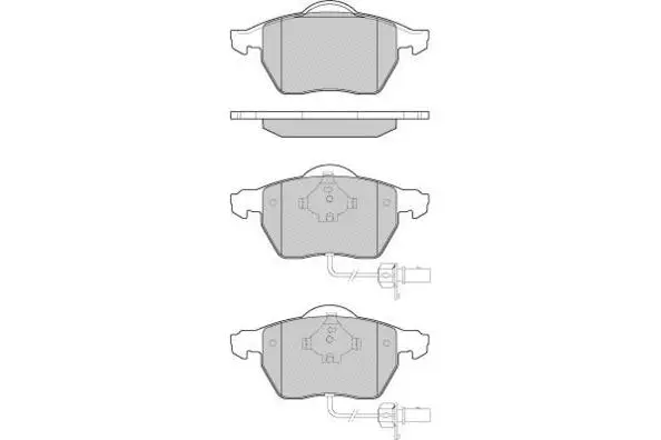 Brake Pad Set, disc brake (12-1071)
