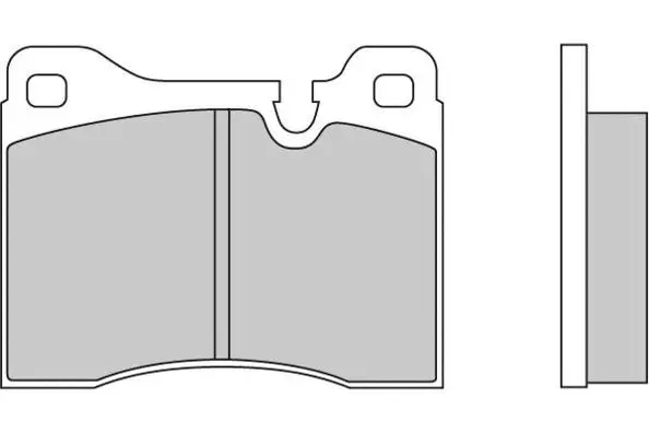 Brake Pad Set, disc brake (12-0125)