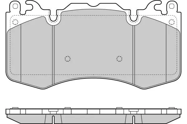 Brake Pad Set, disc brake (12-1414)