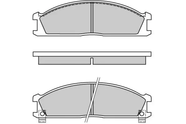 Brake Pad Set, disc brake (12-0370)
