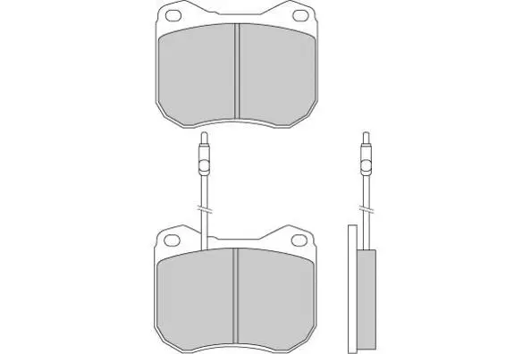 Brake Pad Set, disc brake (12-0118)