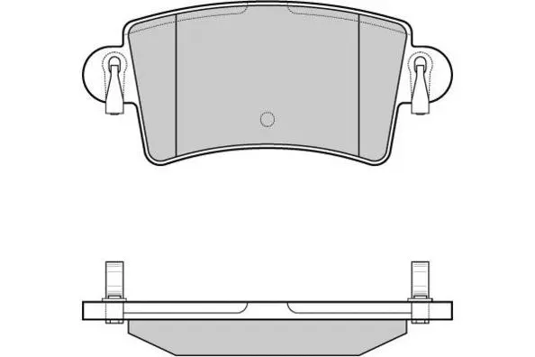 Brake Pad Set, disc brake (12-1074)