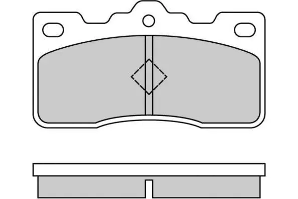 Brake Pad Set, disc brake (12-0306)