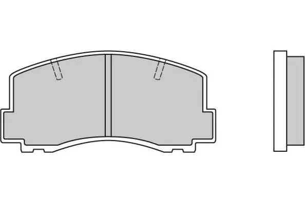 Brake Pad Set, disc brake (12-0256)