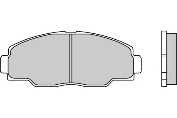 Brake Pad Set, disc brake (12-0540)