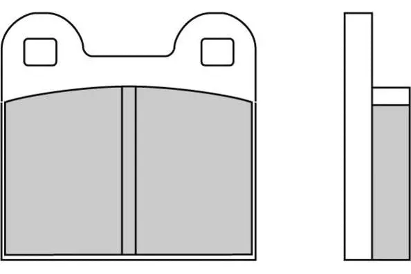 Brake Pad Set, disc brake (12-0047)