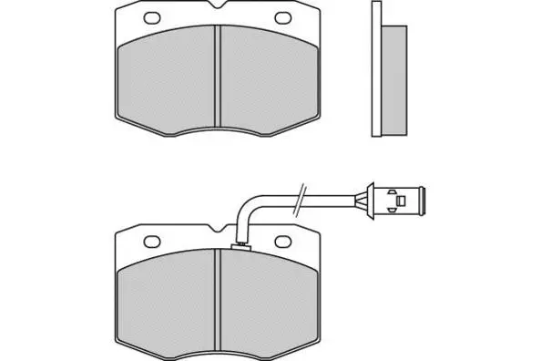 Brake Pad Set, disc brake (12-0609)