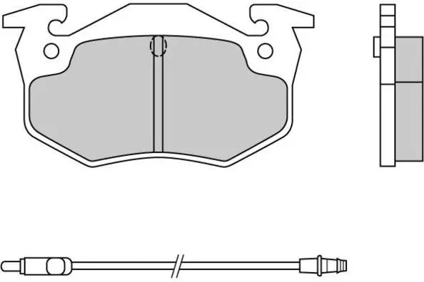 Brake Pad Set, disc brake (12-0338)