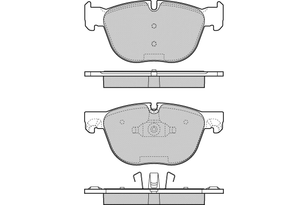 Brake Pad Set, disc brake (12-1371)