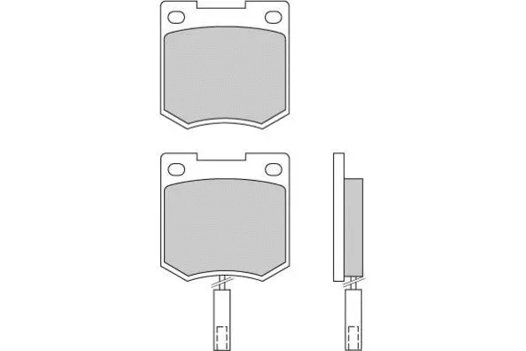 Brake Pad Set, disc brake (12-0171)