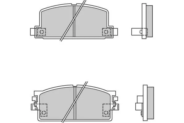 Brake Pad Set, disc brake (12-0294)