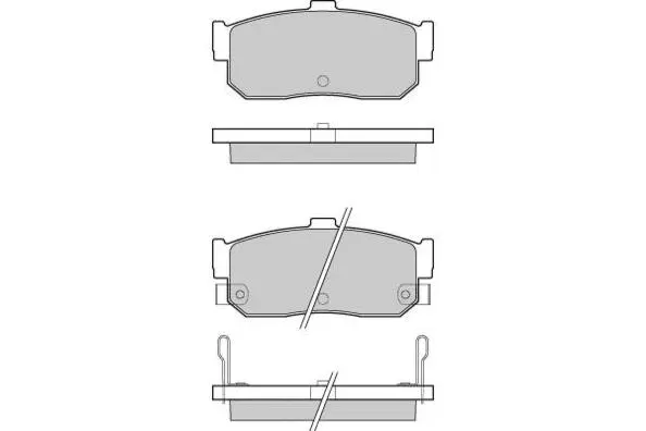 Brake Pad Set, disc brake (12-0513)