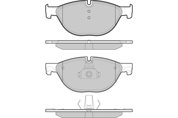 Brake Pad Set, disc brake (12-1451)