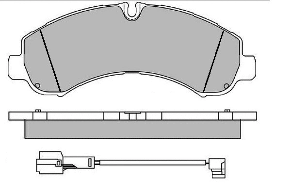 Brake Pad Set, disc brake (12-1717)