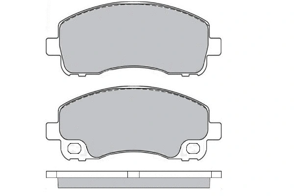 Brake Pad Set, disc brake (12-1632)