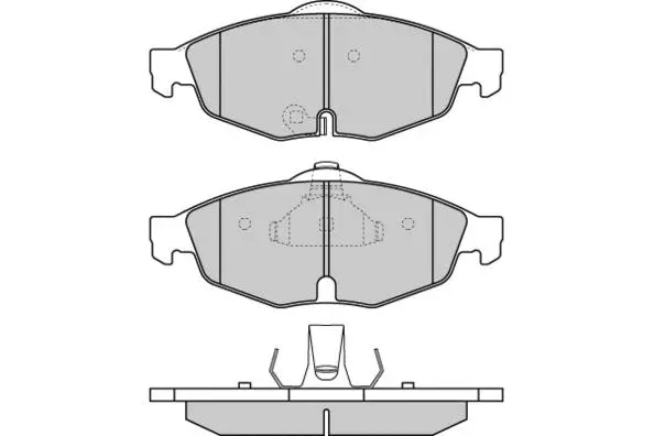 Brake Pad Set, disc brake (12-1346)