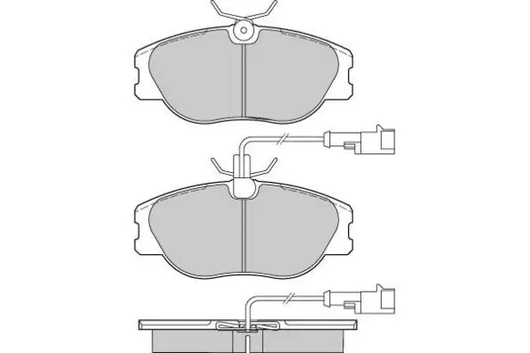 Brake Pad Set, disc brake (12-0587)