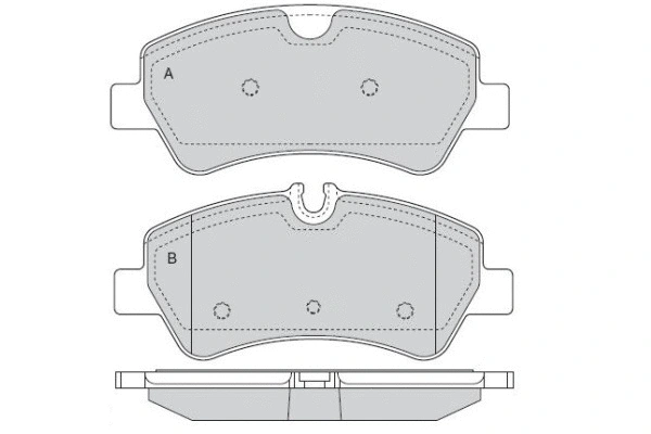 Brake Pad Set, disc brake (12-1526)