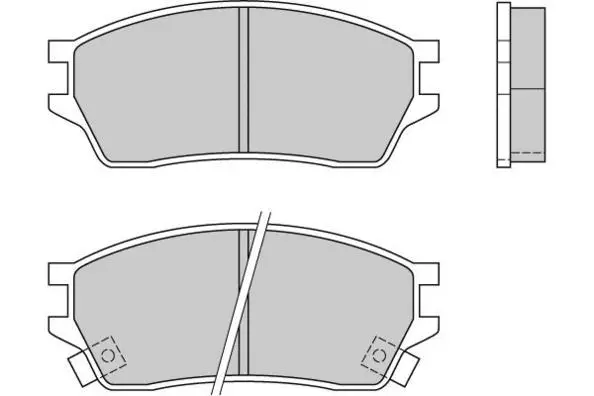 Brake Pad Set, disc brake (12-0392)