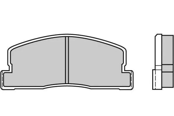Brake Pad Set, disc brake (12-0247)