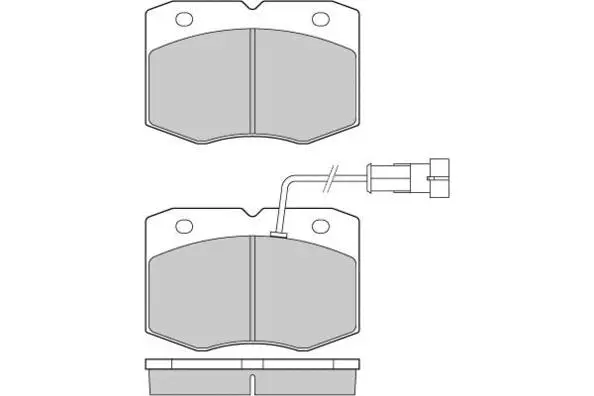 Brake Pad Set, disc brake (12-0949)