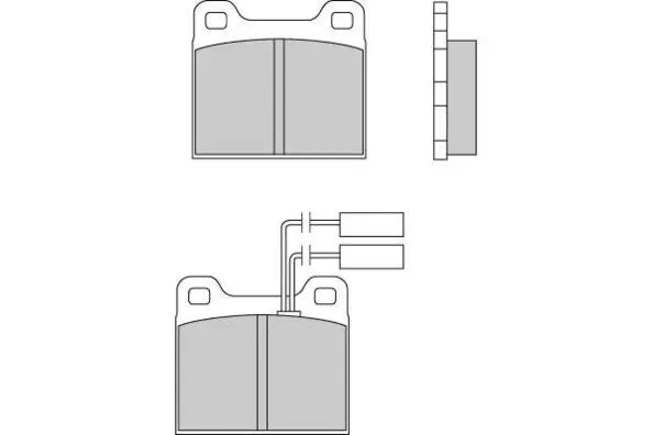 Brake Pad Set, disc brake (12-0224)