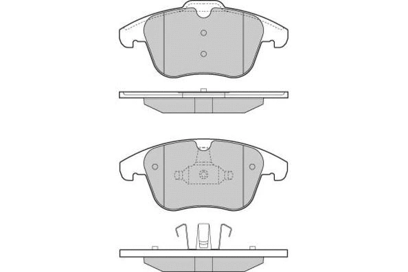 Brake Pad Set, disc brake (12-1297)
