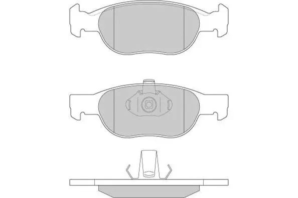 Brake Pad Set, disc brake (12-0770)