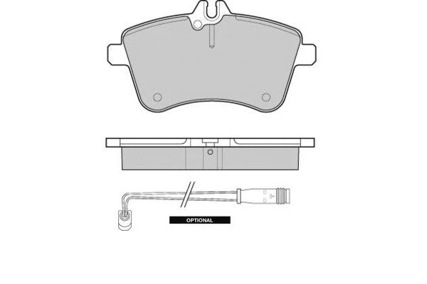 Brake Pad Set, disc brake (12-1172)
