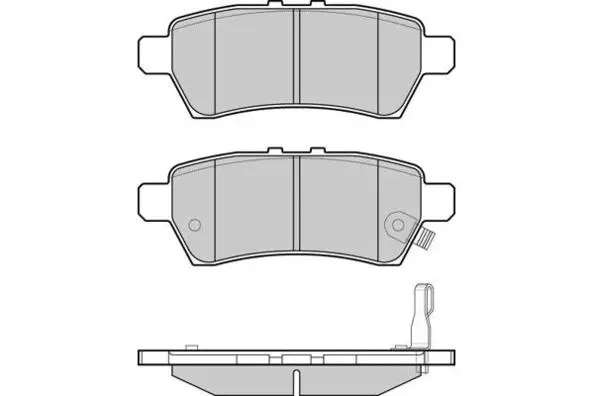 Brake Pad Set, disc brake (12-1257)