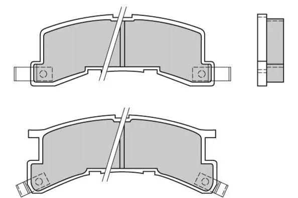 Brake Pad Set, disc brake (12-0404)