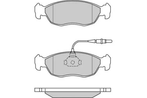 Brake Pad Set, disc brake (12-0595)