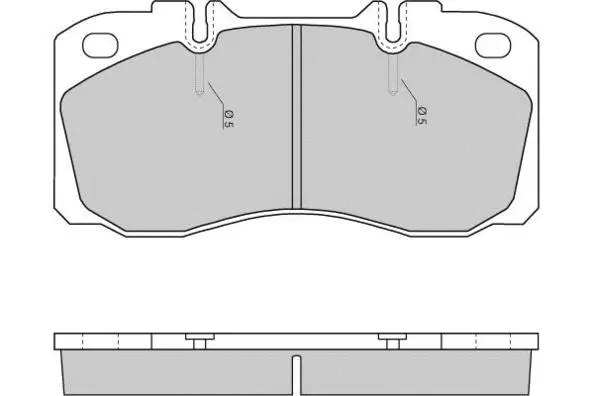 Brake Pad Set, disc brake (12-5272)