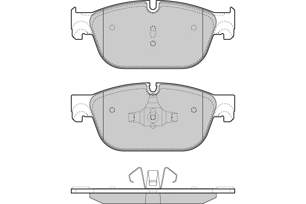 Brake Pad Set, disc brake (12-1432)