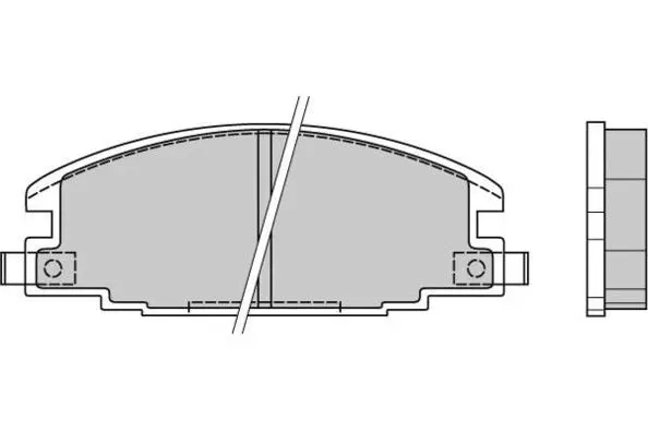 Brake Pad Set, disc brake (12-0367)