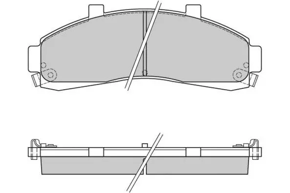 Brake Pad Set, disc brake (12-0829)