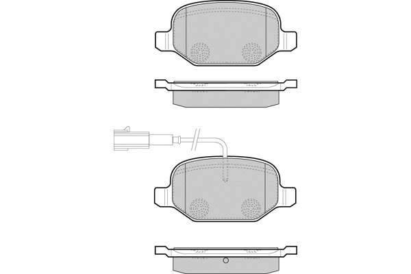 Brake Pad Set, disc brake (12-1490)