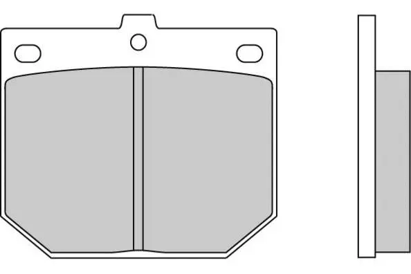 Brake Pad Set, disc brake (12-0078)