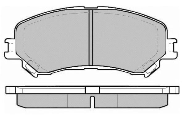 Brake Pad Set, disc brake (12-1688)