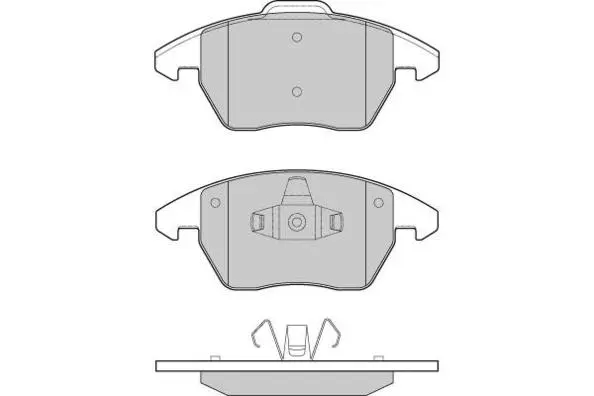 Brake Pad Set, disc brake (12-1174)