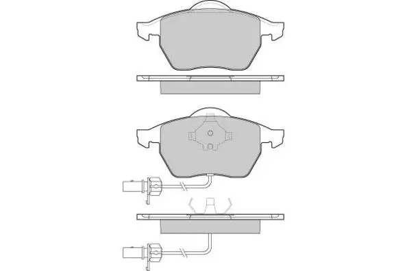 Brake Pad Set, disc brake (12-0978)