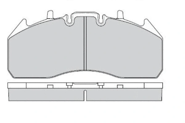 Brake Pad Set, disc brake (12-5326)