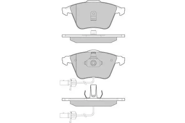 Brake Pad Set, disc brake (12-1081)