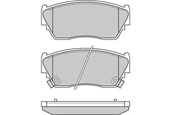 Brake Pad Set, disc brake (12-0511)