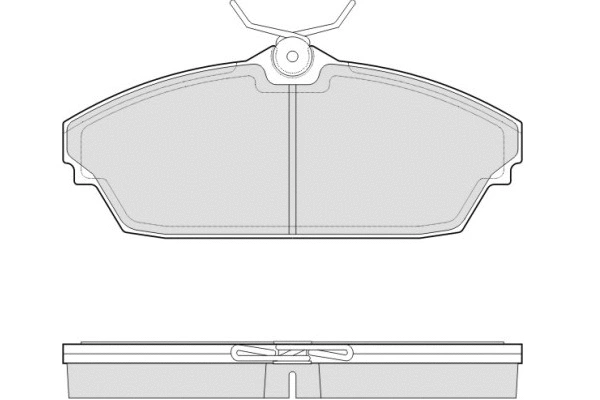 Brake Pad Set, disc brake (12-1505)