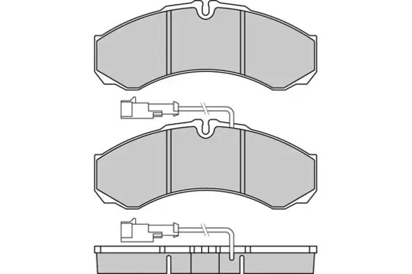 Brake Pad Set, disc brake (12-1361)