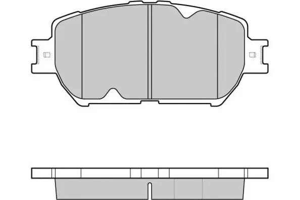 Brake Pad Set, disc brake (12-1126)