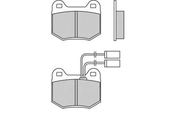 Brake Pad Set, disc brake (12-0364)