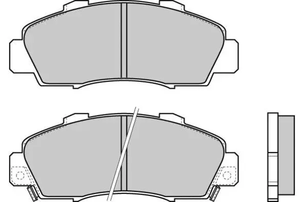 Brake Pad Set, disc brake (12-0543)