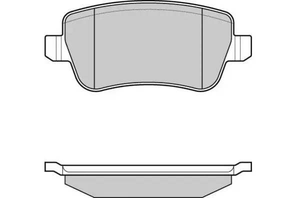 Brake Pad Set, disc brake (12-1227)